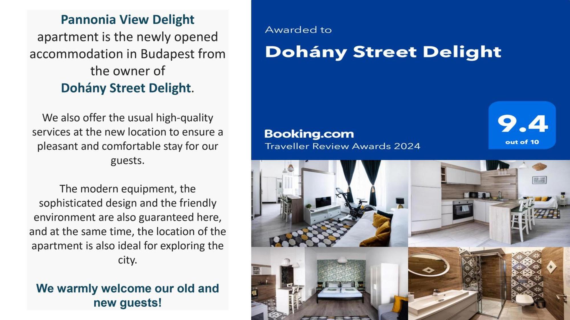 Ferienwohnung Pannonia View Delight Budapest Exterior foto